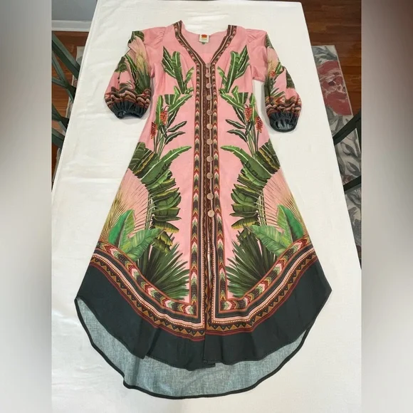 FARM Rio | Amazonia Maxi Dress | Large - Picture 2 of 9